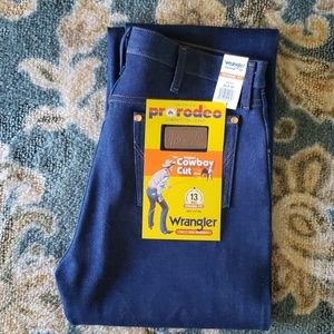 Mens cowboy cut wrangler Jean's 34×40